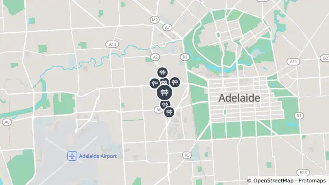 Map of Construction — South Road, Mile End and nearby items