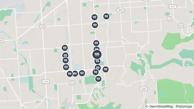 Map of Mowing — Goodwood Road, Colonel Light Gardens and nearby items