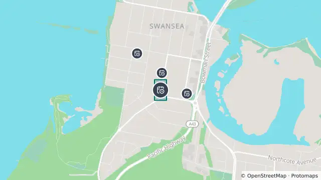 Map of Planned Power Outage — Swansea and nearby items