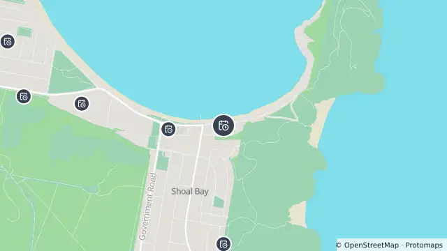 Map of Planned Power Outage — Shoal Bay and nearby items
