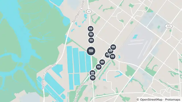 Map of Mowing — Port Wakefield Road, Mawson Lakes and nearby items