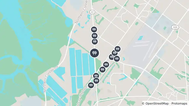 Map of Tree Pruning — Port Wakefield Road, Globe Derby Park and nearby items