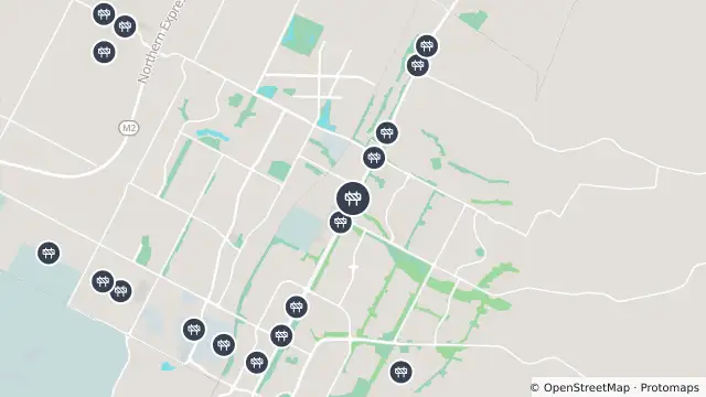 Map of Tree Pruning — Main North Road, Blakeview and nearby items