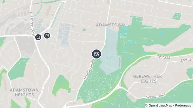 Map of Planned Power Outage — Adamstown and nearby items