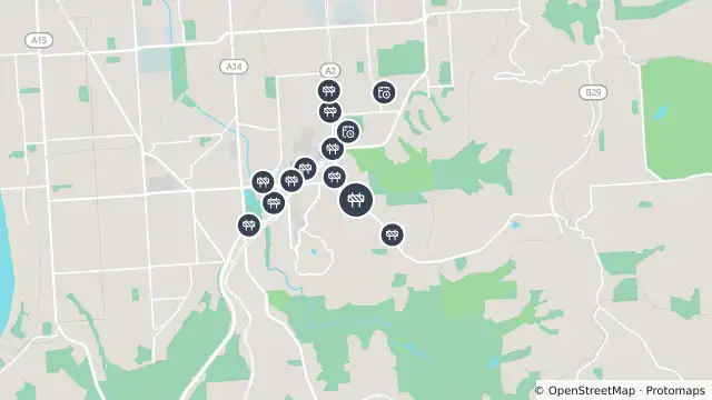 Map of Construction — Shepherds Hill Road, Eden Hills and nearby items