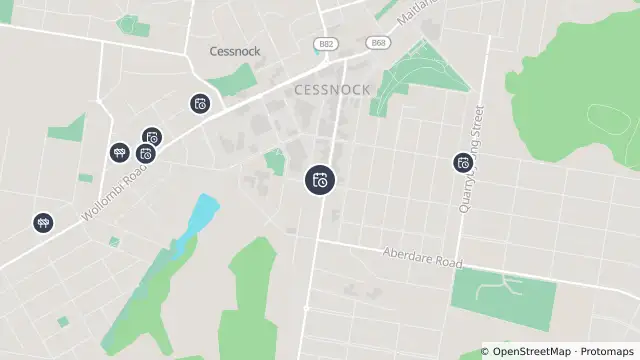Map of Planned Power Outage — Cessnock and nearby items