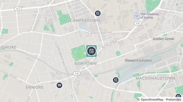 Map of Planned Power Outage — Newtown and nearby items