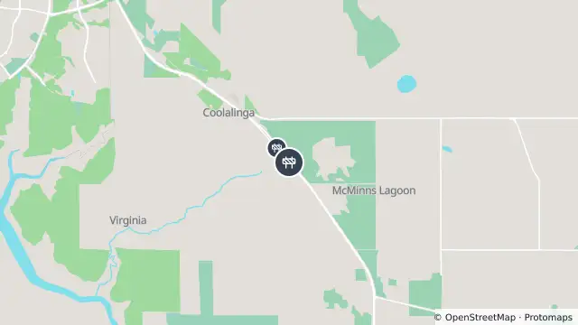 Map of Stuart Highway — With Caution and nearby items