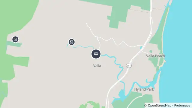 Map of Scheduled Roadwork Bridge Work — Sullivans Rd, Valla and nearby items