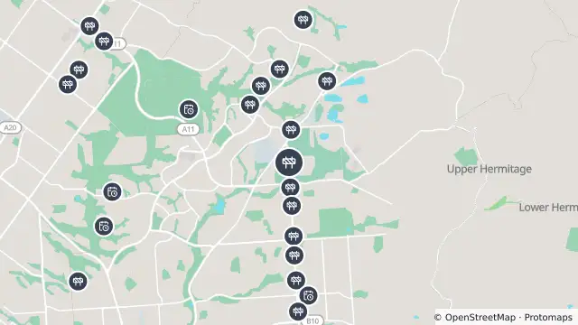 Map of Vms Trailer — Hancock Road, Surrey Downs and nearby items