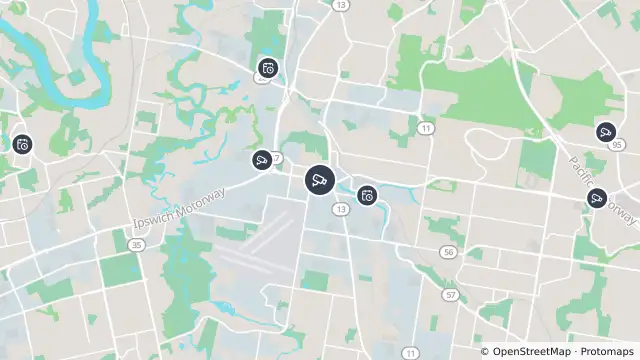 Map of Archerfield - Beaudesert Road & Granard Road - East and nearby items