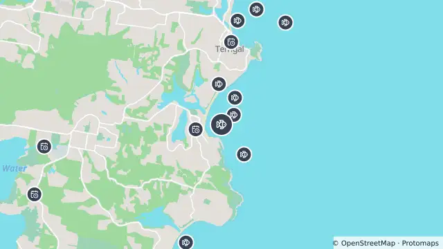 Map of Smart Drumline Location — Avoca Beach and nearby items