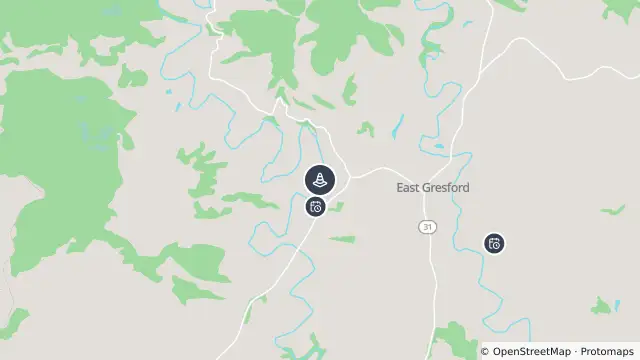 Map of Changed Traffic Conditions Load Limit — Gabulah Road, Gresford and nearby items