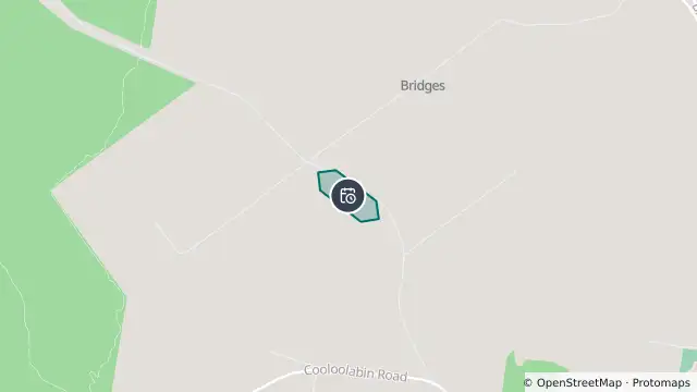 Map of Planned Power Outage — Bridges and nearby items
