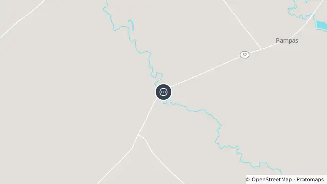 Map of Pampas - Gore Highway At Centenary Bridge and nearby items