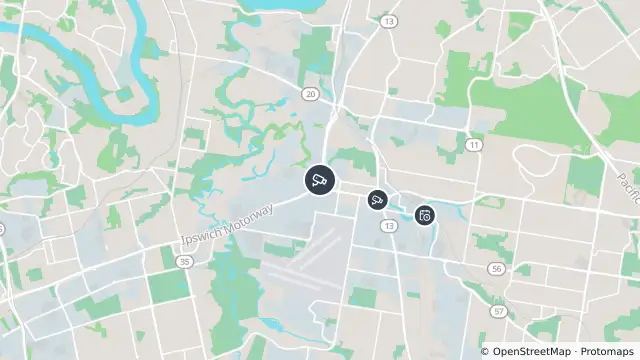 Map of Archerfield - Ipswich Motorway & Granard Rd - North and nearby items