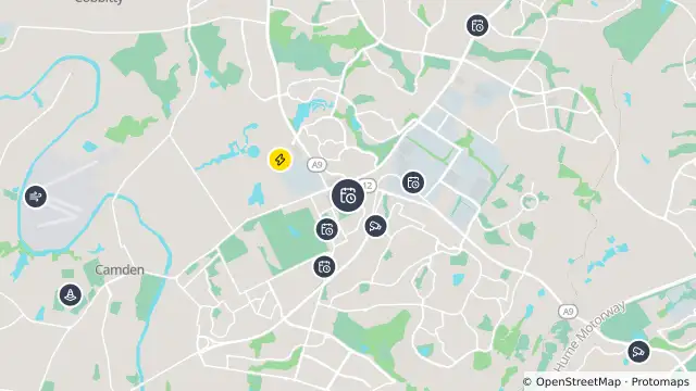 Map of Planned Power Outage — Narellan and nearby items
