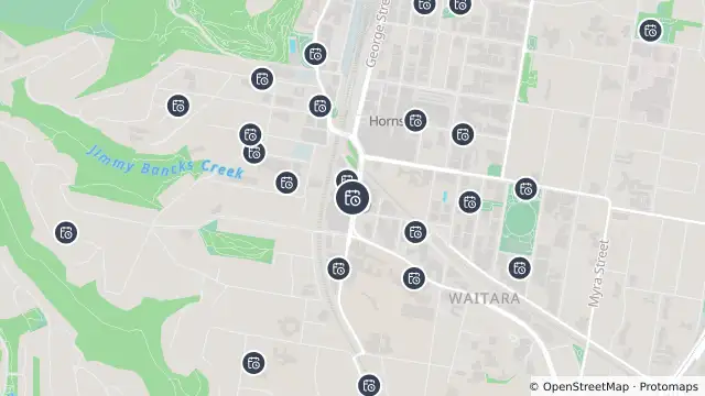 Map of Planned Power Outage — Hornsby and nearby items