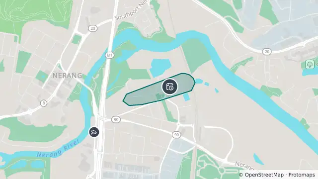 Map of Planned Power Outage — Nerang and nearby items