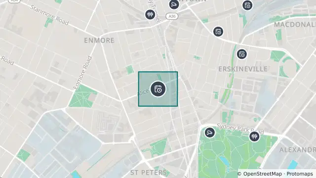 Map of Planned Power Outage — Newtown and nearby items
