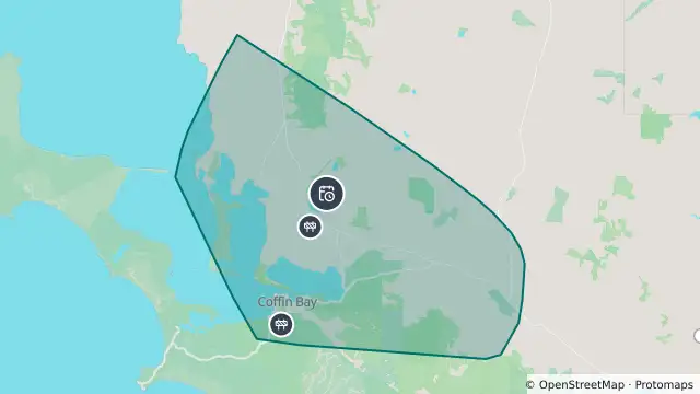Map of Planned Power Outage — Coffin Bay And Surrounds and nearby items