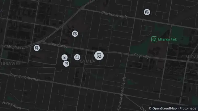 Map of Planned Power Outage — Gymea and nearby items