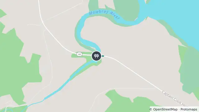 Map of Roadworks — Captain Cook Highway — Mowbray and nearby items