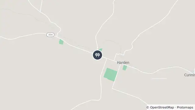 Map of Scheduled Roadwork — Albury Street, Harden and nearby items