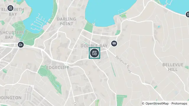 Map of Planned Power Outage — Double Bay and nearby items