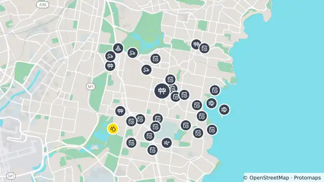 Map of Scheduled Roadwork — Avoca Street, Randwick and nearby items