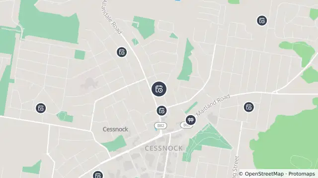 Map of Planned Power Outage — Cessnock and nearby items