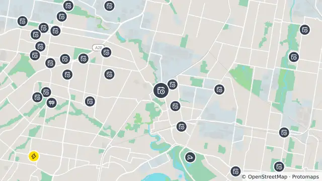 Map of Planned Power Outage — Fairfield East and nearby items