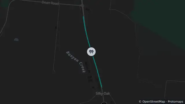 Map of Roadworks — Bruce Highway — Silky Oak and nearby items