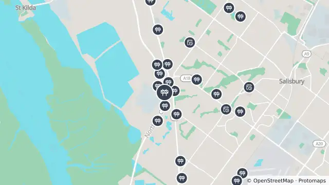 Map of Mowing — North South Motorway, Bolivar and nearby items