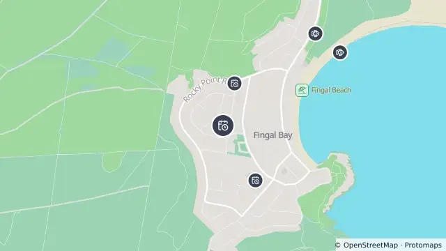 Map of Planned Power Outage — Fingal Bay and nearby items
