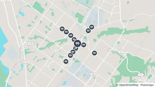 Map of Footpath Maintenance/Repairs — Waterloo Corner Road, Salisbury and nearby items