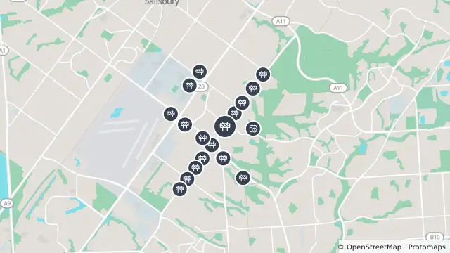 Map of Mowing — Bridge Road, Salisbury East and nearby items