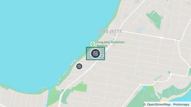 Map of Planned Power Outage — Long Jetty and nearby items