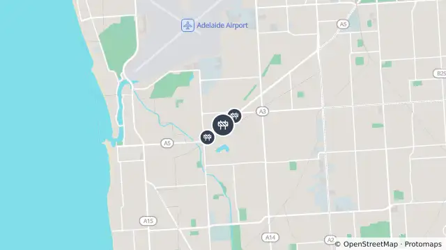 Map of Junction Upgrade — Anzac Highway, Camden Park and nearby items
