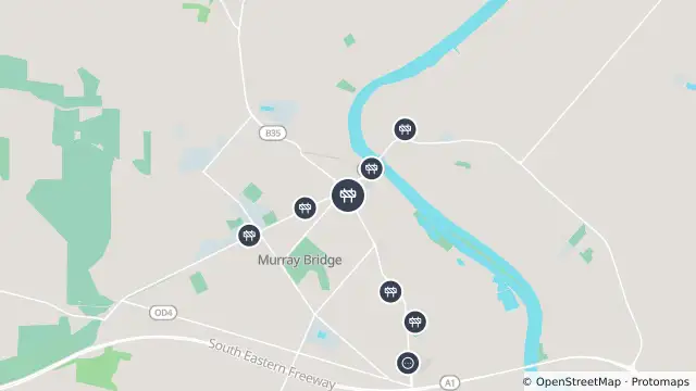Map of Asphalt Works — Swanport Road, Murray Bridge and nearby items