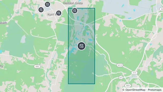 Map of Planned Power Outage — Buchanan, Kurri Kurri, Mulbring, Richmond Vale and nearby items