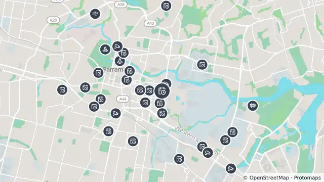 Map of Planned Power Outage — Rosehill and nearby items