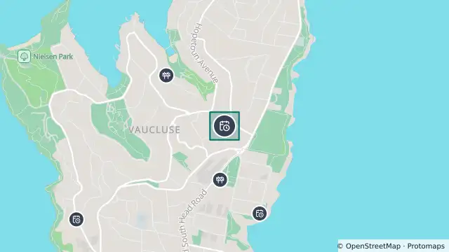 Map of Planned Power Outage — Vaucluse and nearby items