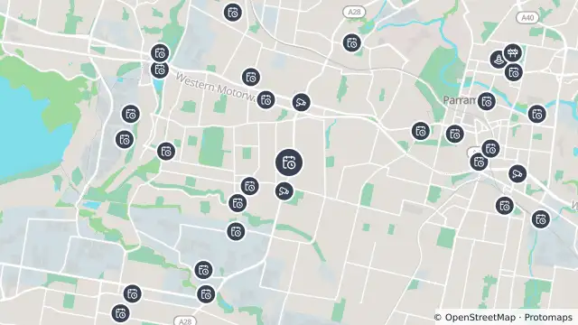 Map of Planned Power Outage — Greystanes and nearby items