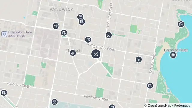 Map of Planned Power Outage — Randwick and nearby items
