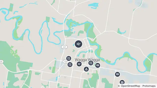 Map of Air Quality — Wagga Wagga North and nearby items