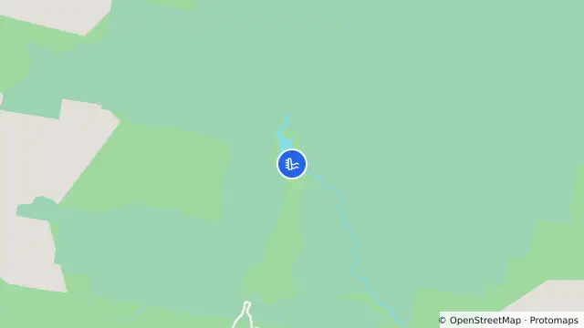 Map of Cochrane Dam and nearby items