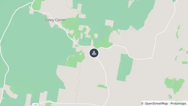 Map of Changed Traffic Conditions — Portland Sunny Corner Road, Portland and nearby items