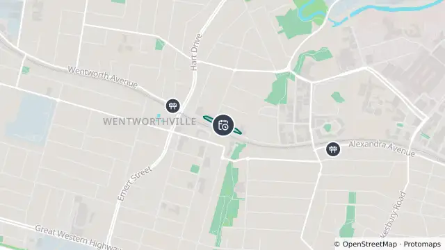 Map of Planned Power Outage — Wentworthville and nearby items