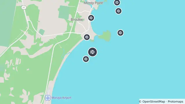 Map of Smart Drumline Location — Broulee and nearby items